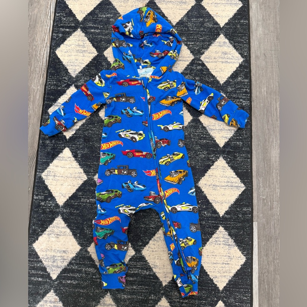 Posh peanut hot wheels romper